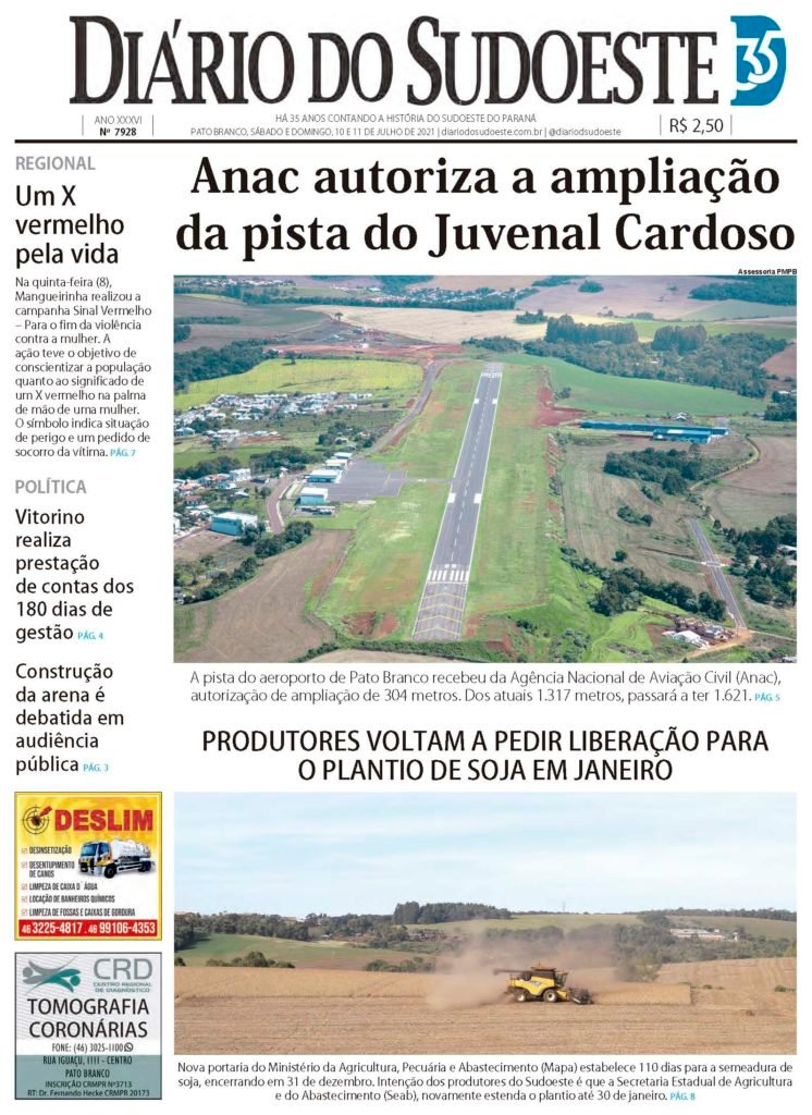 146e58a9 Capa Diario Do Sudoeste 10 E 11 De Julho De 2021 Edicao 7928 746x1024