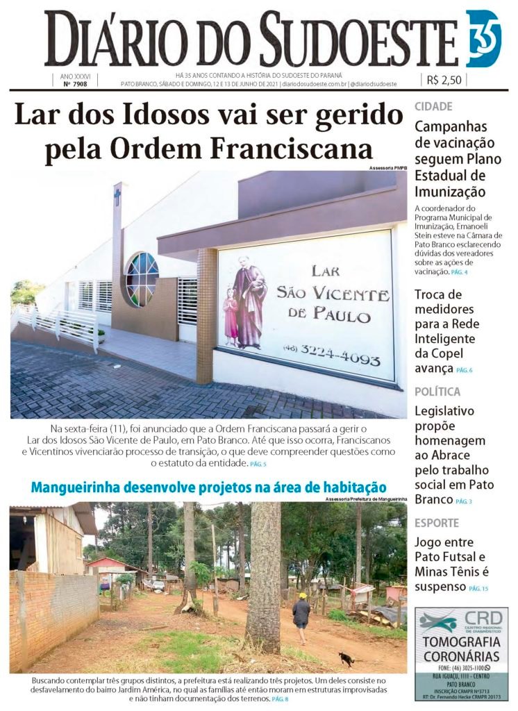 37f49902 Capa Diario Do Sudoeste 12 E 13 De Junho De 2021 Ediçao 7908 746x1024