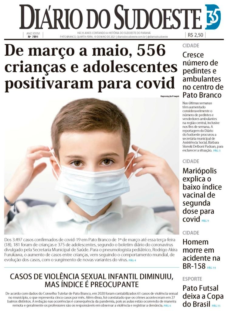 42625d86 Capa Diario Do Sudoeste 19 De Maio De 2021 Ediçao 7891 751x1024