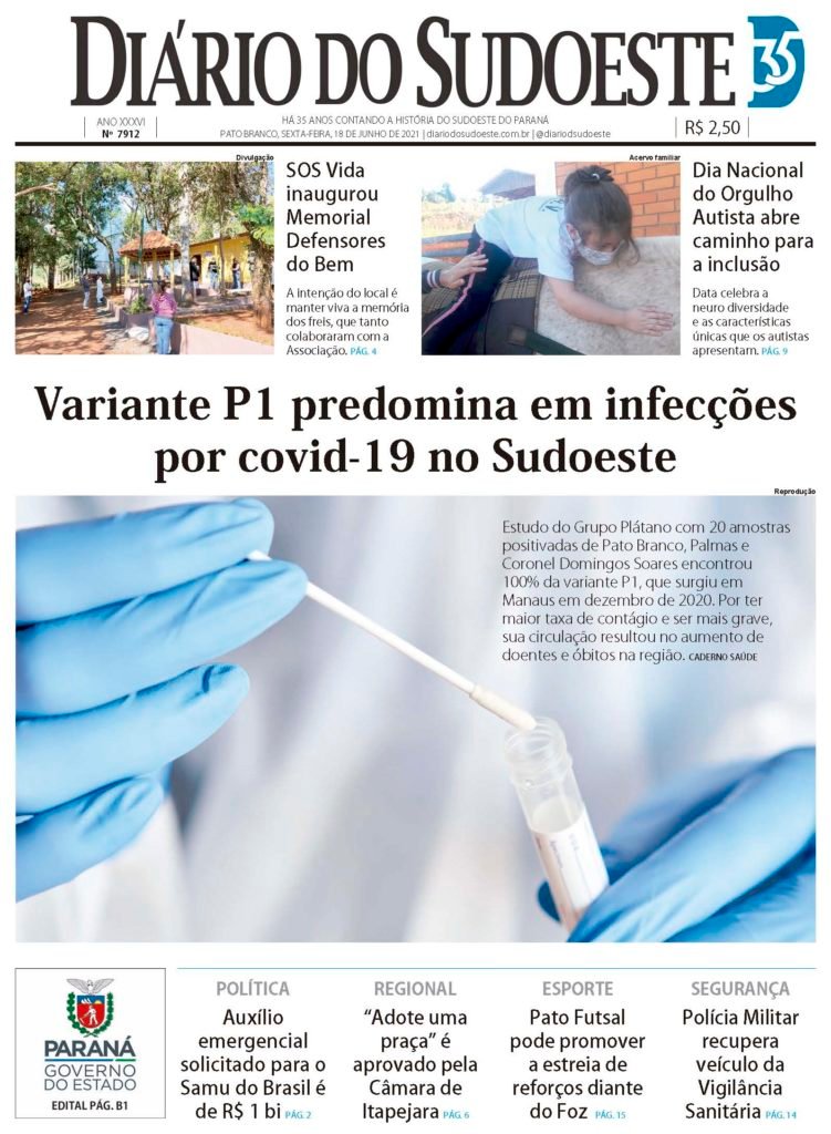 4f670916 Capa Diario Do Sudoeste 18 De Junho De 2021 Ediçao 7912 751x1024