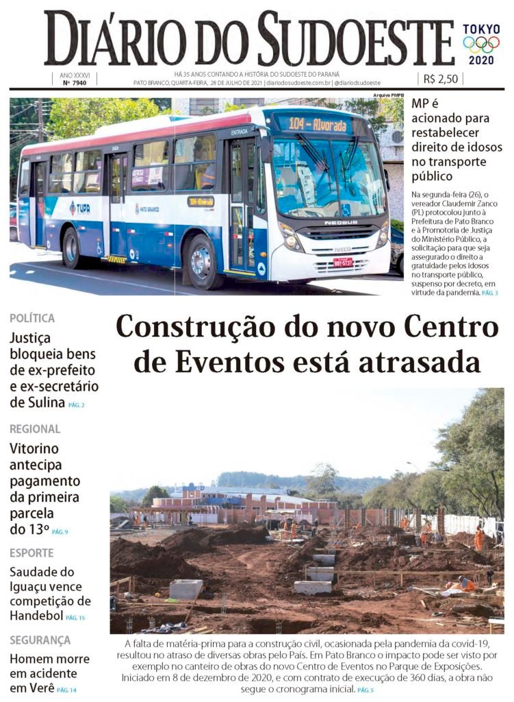 7a835d9a Capa Diario Do Sudoeste 28 De Julho De 2021 Edicao 7940 751x1024