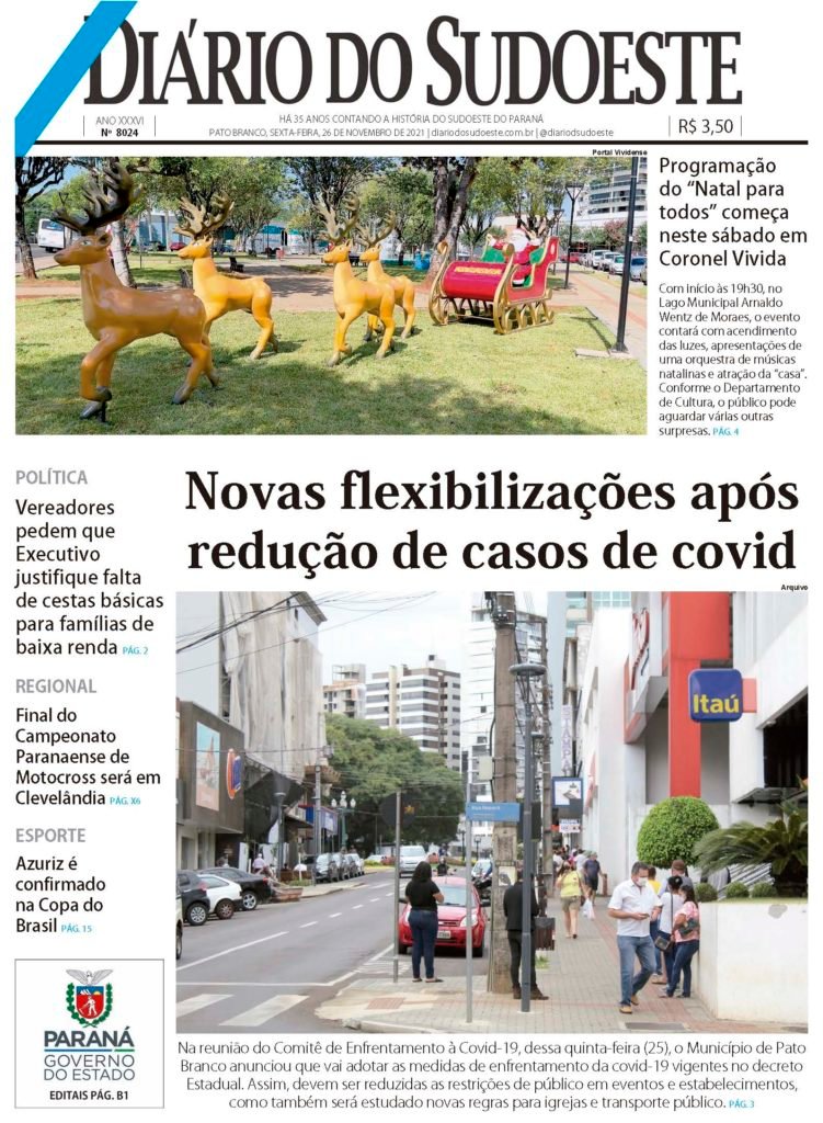 D2062f4e Capa Diario Do Sudoeste 26 De Novembro De 2021 Edicao 8024 751x1024
