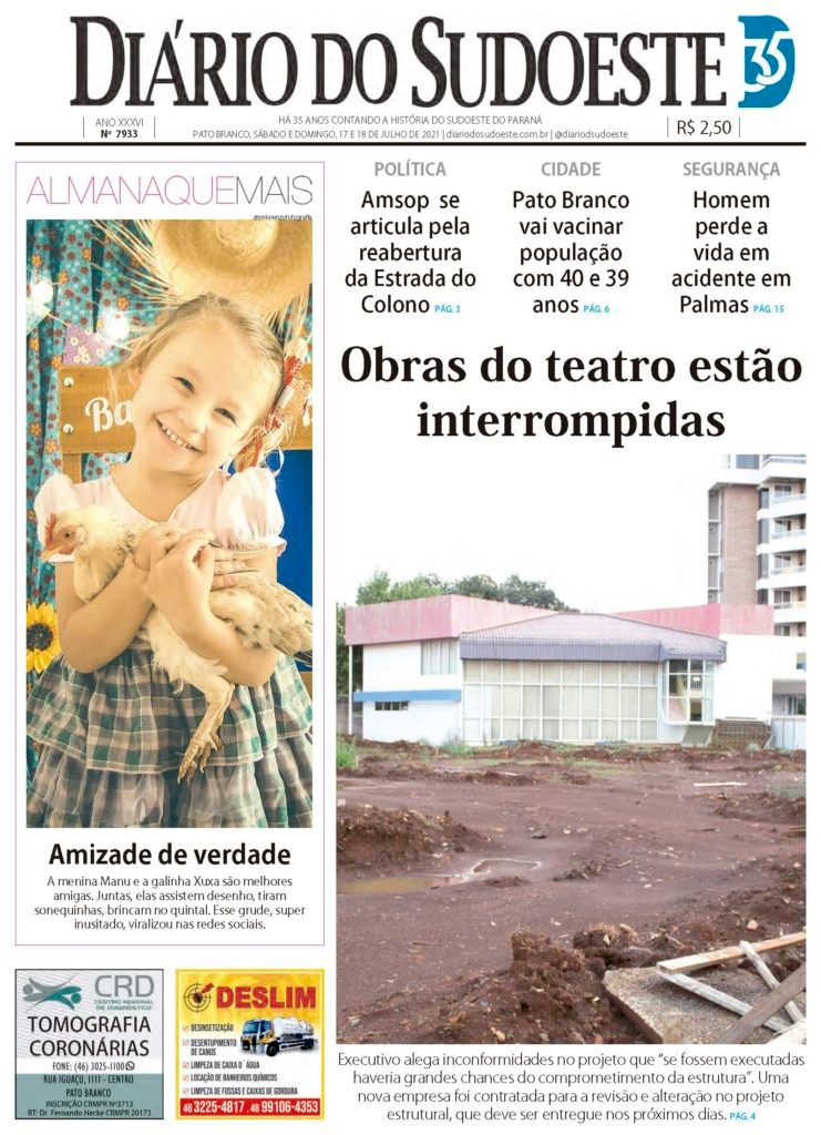Dcad7336 Capa Diario Do Sudoeste 17 E 18 De Julho De 2021 Edicao 7933 741x1024