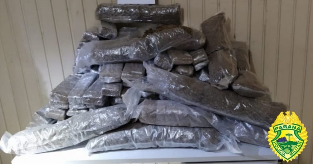 PM apreende mais de 80kg de maconha em Realeza 903f510d Maconha Real 1024x539