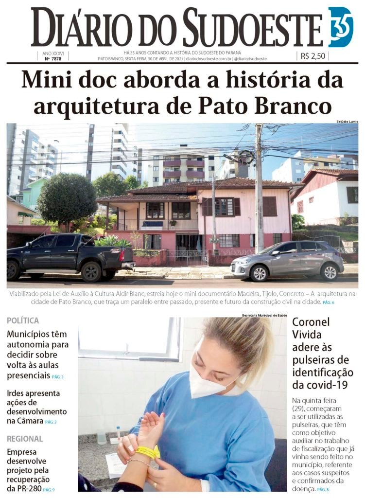 8da58e80 Capa Diario Do Sudoeste 30 De Abril De 2021 Ediçao 7878 751x1024