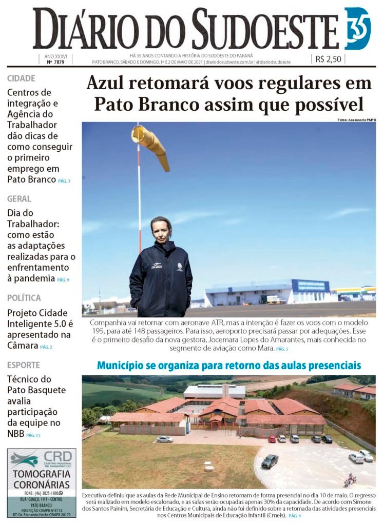A949f2d3 Capa Diario Do Sudoeste 1 E 2 De Maio De 2021 Ediçao 7879 746x1024