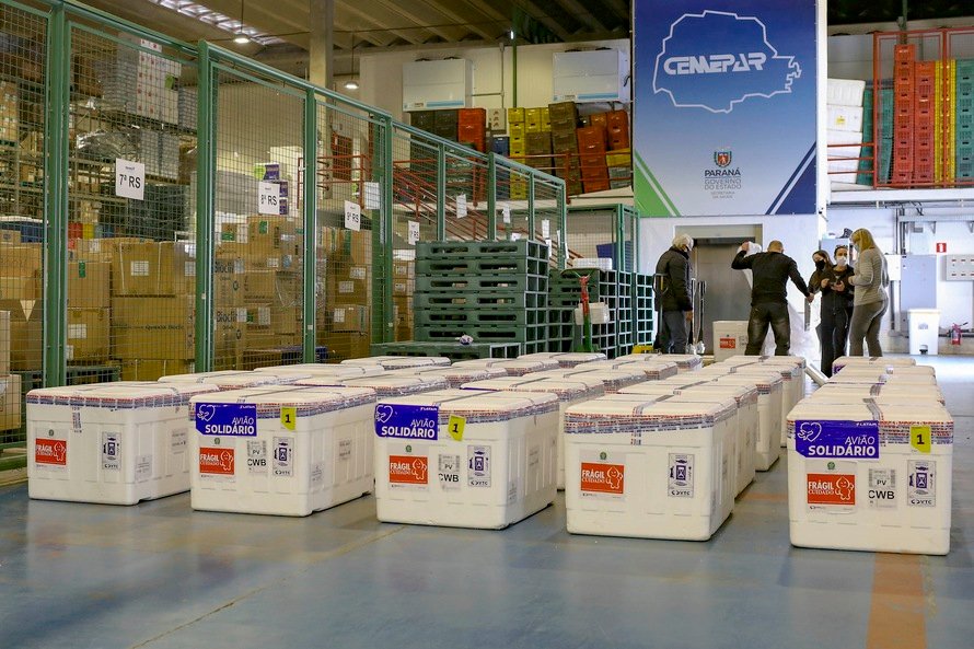 Paraná receberá mais 209.170 vacinas contra a covid-19 nesta segunda A266abee Vacinas Covid Parana