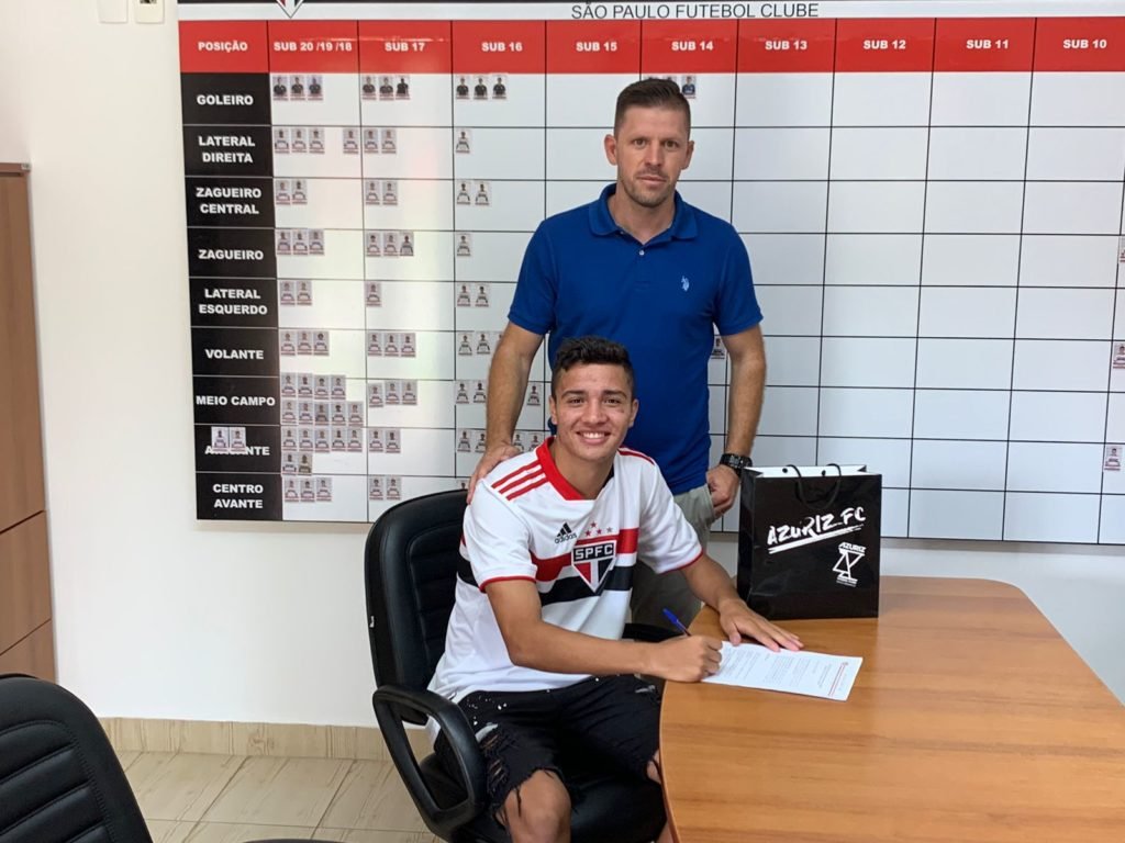 Três atletas da base do Azuriz passam a defender o São Paulo 045b3f3e Azuriz 1024x768