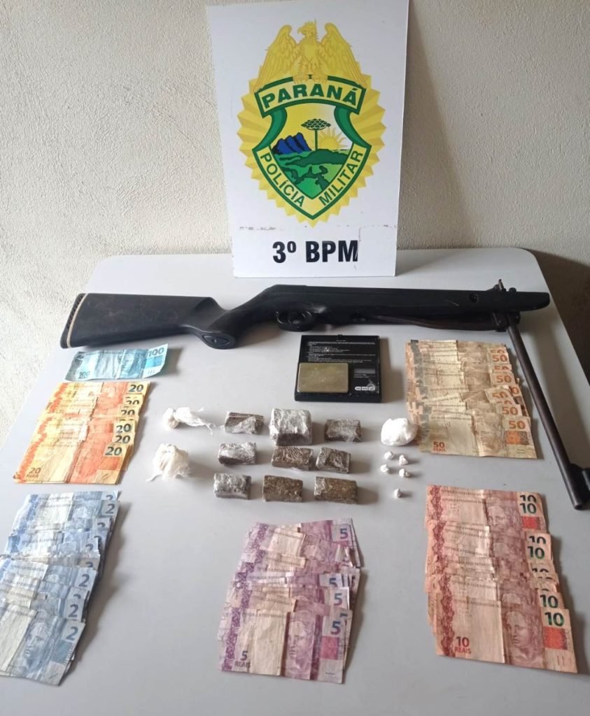 Comerciante é preso com drogas e arma em Coronel Vivida 4bf373ab Trafico Cel 843x1024