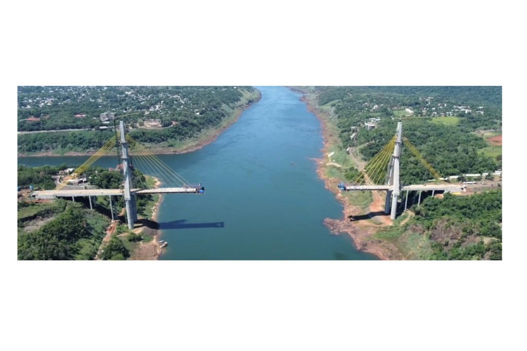 Obras da Ponte da Integração Brasil-Paraguai chegam a quase 80% de execução 339534f5 Ponte 1024x682