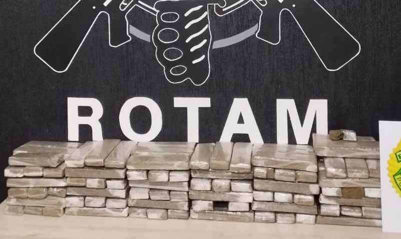 Rotam apreende 83kg de maconha em São João 07b9b58a Maconha Sj