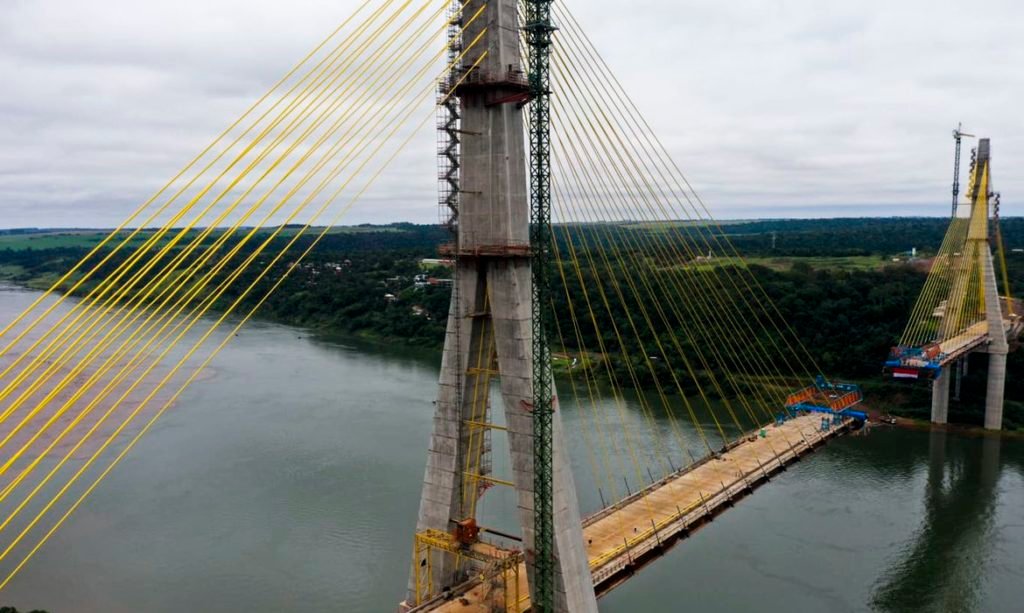 Segunda ponte entre Brasil e Paraguai deve ser concluída em novembro D880373f Ponte 1024x613