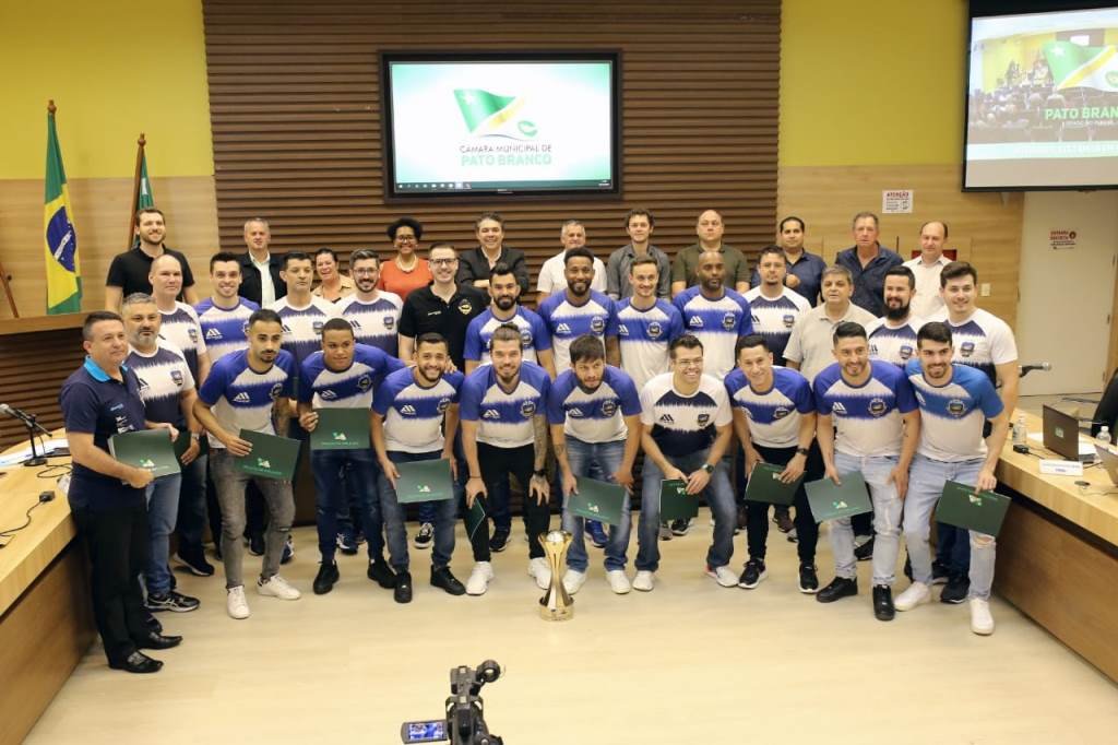 Pato Futsal recebe Moção de Aplauso pelo inédito título da Copa do Brasil C8dc0b6d Pato Futsal A