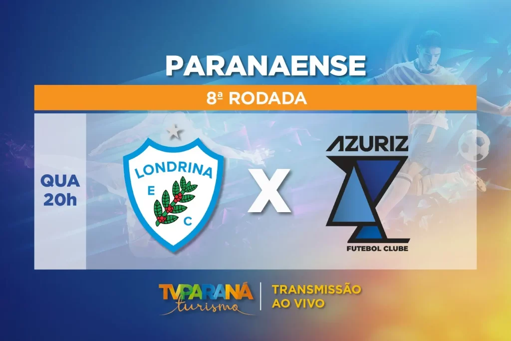 TV Paraná Turismo transmite Londrina x Azuriz tv parana turismo lec x azuriz