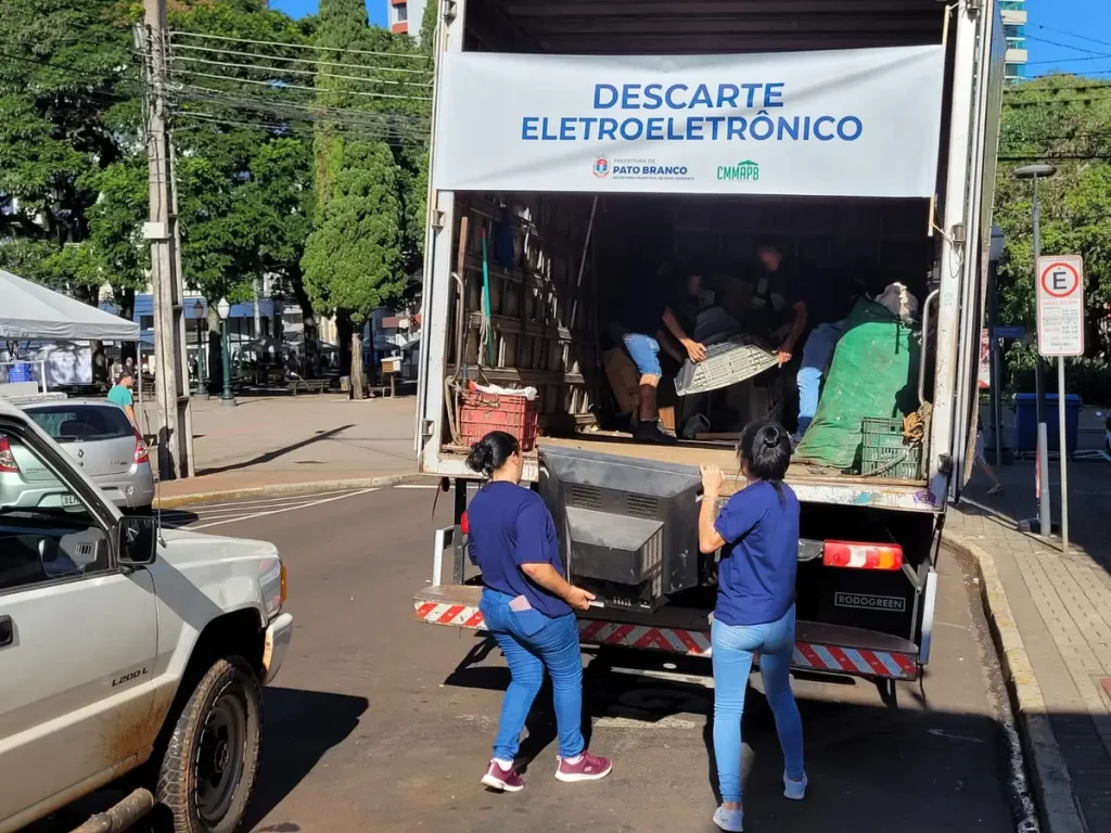 Sábado do Descarte Eletroeletrônico em Pato Branco descarte eletroeletrônico