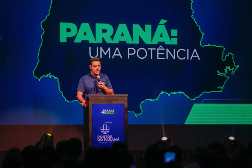 Ratinho Junior abre fórum Paraná Mais Cidades ratinho mais cidades