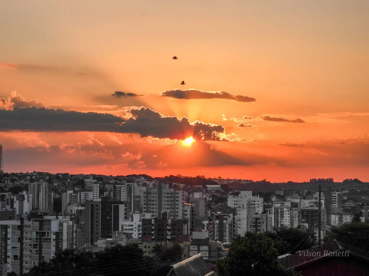 por do sol pato branco por vilson bonetti