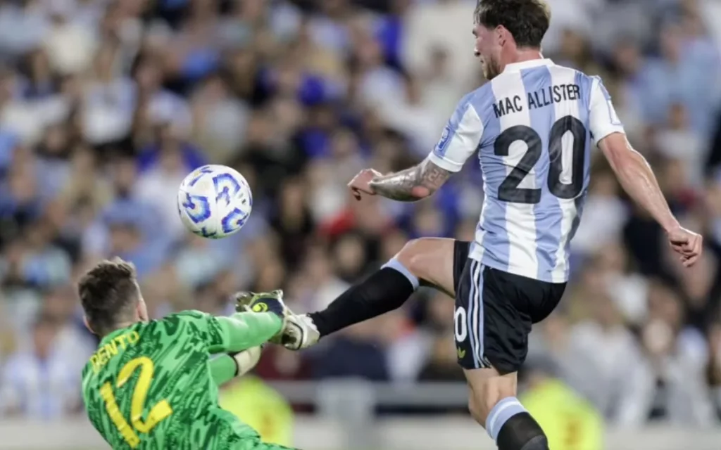 Argentina goleia Brasil por 4 a 1 pelas eliminatórias 2026 argentina x brasil