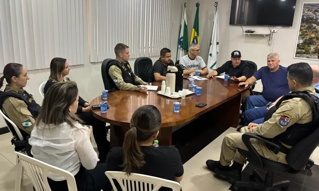 reunião DV vandalismo criminalidade