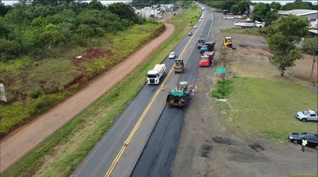 EPR Iguaçu realiza obras em rodovias do Sudoeste do Paraná epr iguaçu reparo rodovia