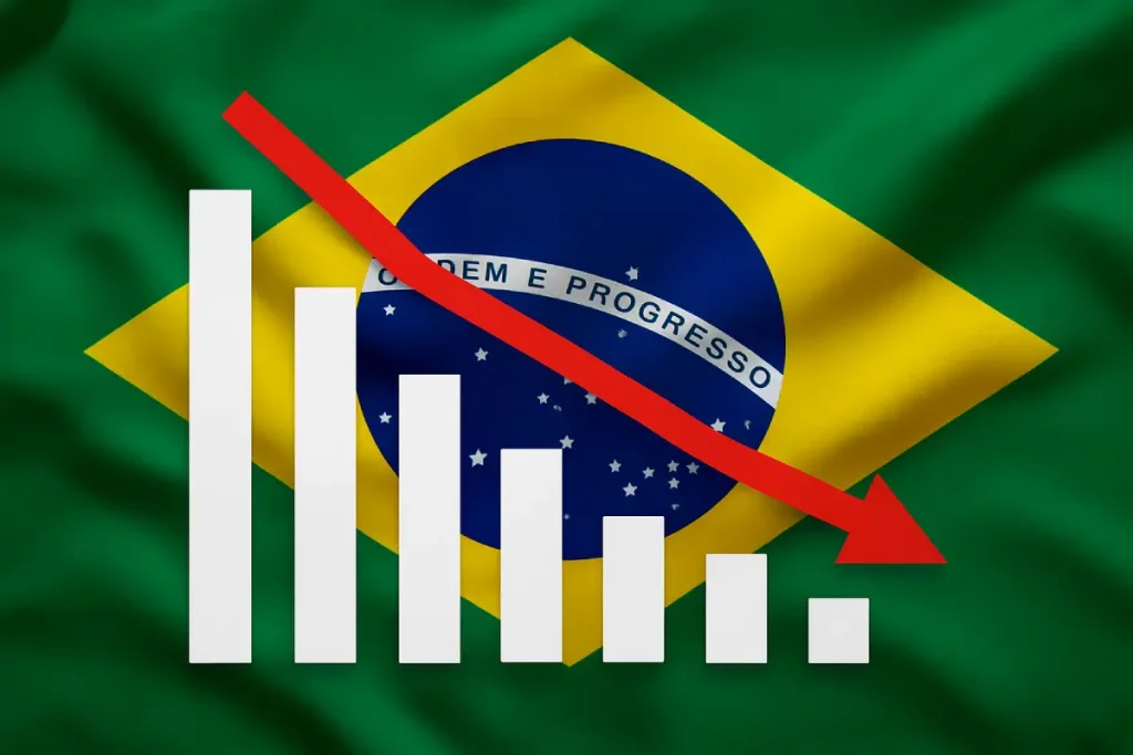 Moody’s rebaixa perspectiva do Brasil de positiva para estável grafico