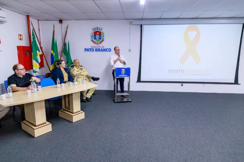 Maio Amarelo 2025 é lançado em Pato Branco com foco em responsabilidade no trânsito maio amarelo pato branco