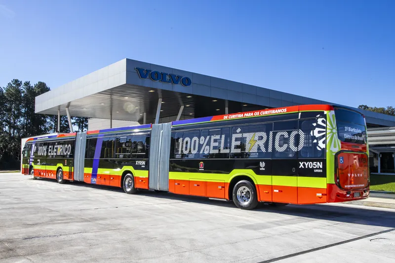 onibus elétrico curitiba