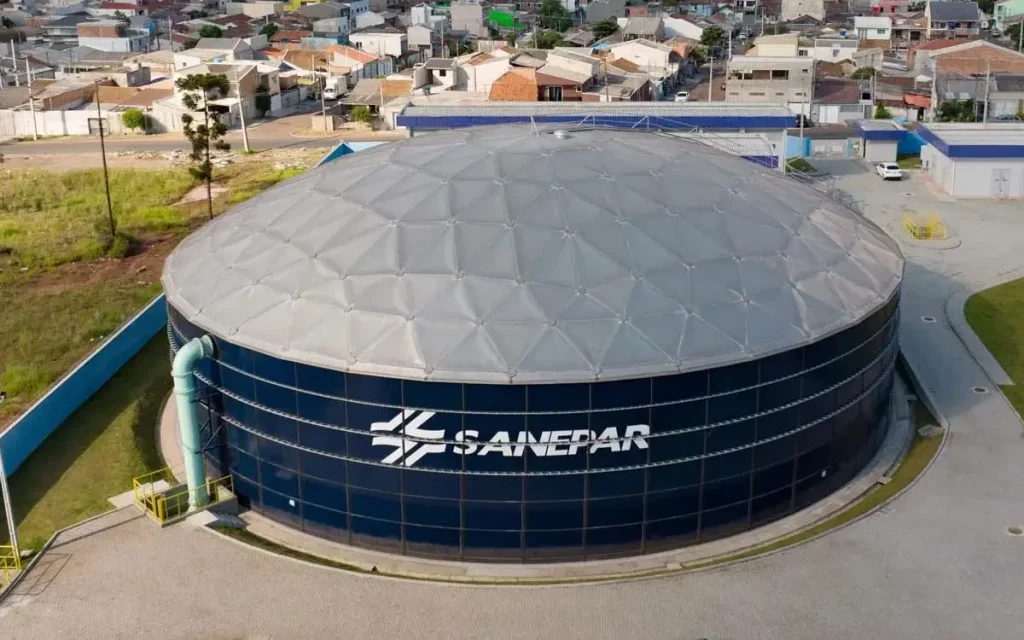 reservatórios de água sanepar