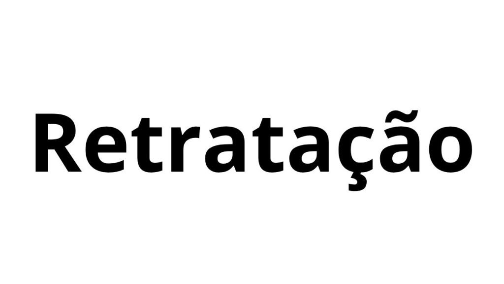retratação