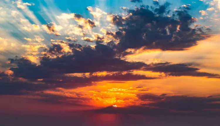pôr do sol