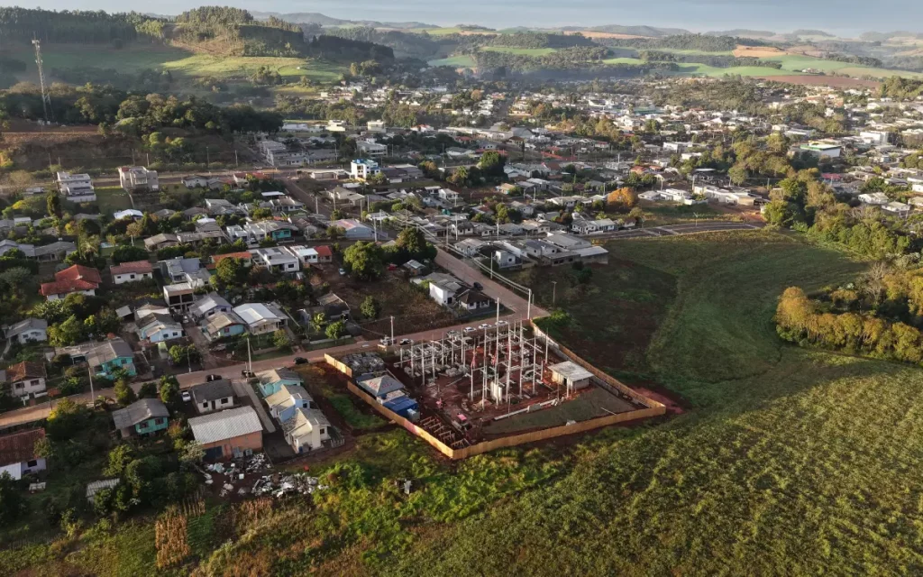 subestação copel em vitorino