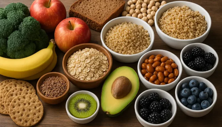 alimentos ricos em fibras