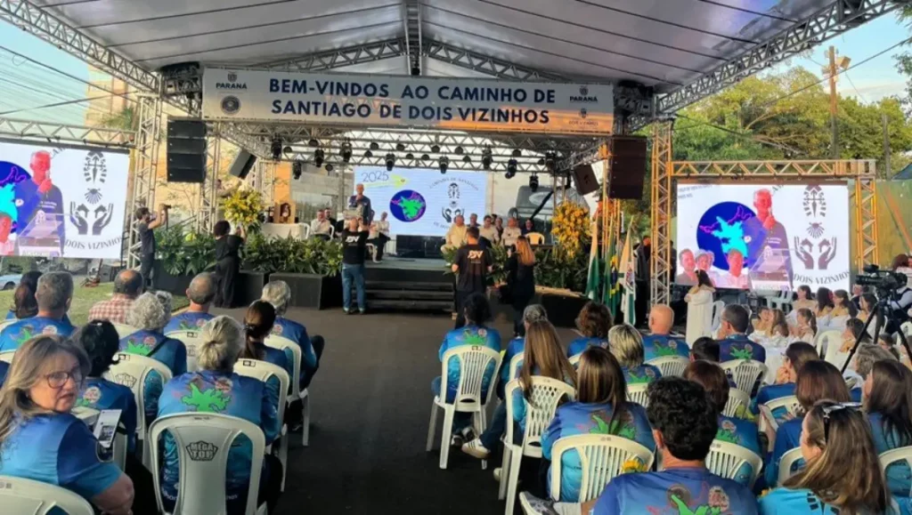 Dois Vizinhos inaugura Caminho de Santiago com 171 km de fé caminho de santiago
