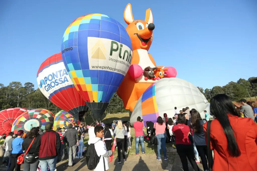 Festival de Balonismo em Ponta Grossa atrai 20 mil pessoas balonismo ponta grossa