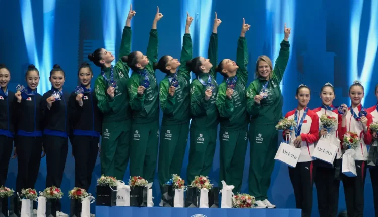 ginástica ritmica ouro milão