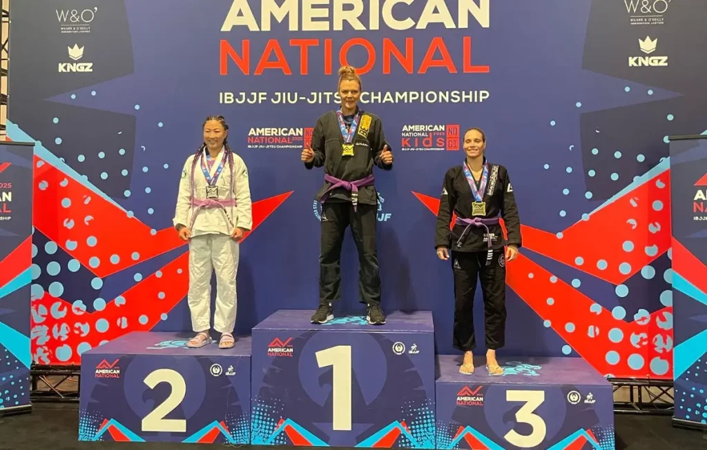 Kelly Dávina conquista o American National 2025 de Jiu-Jítsu kelly dávina