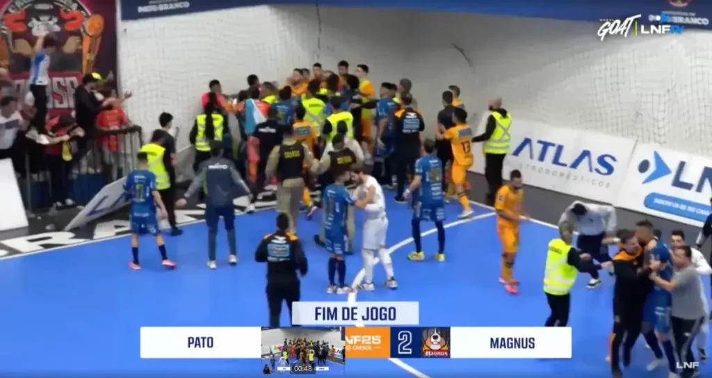 pato futsal magnus confusão