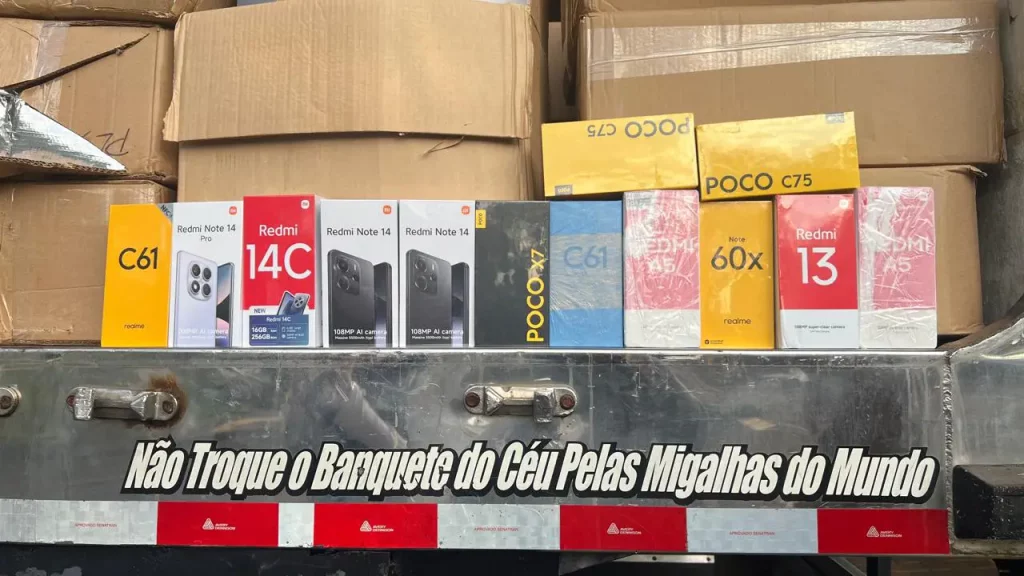 receita federal apreende celulares