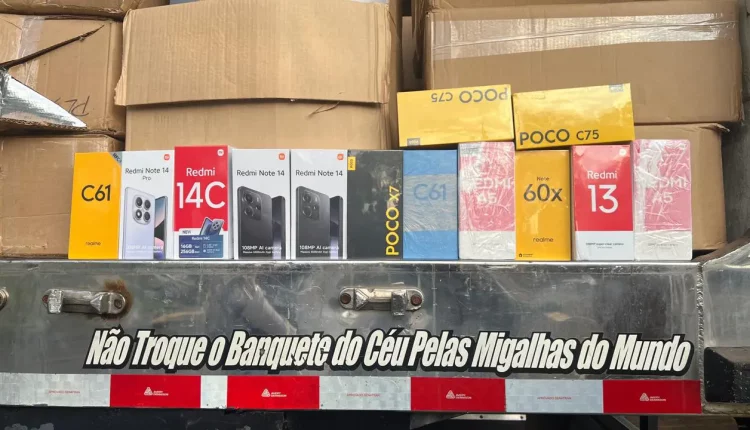 receita federal apreende celulares