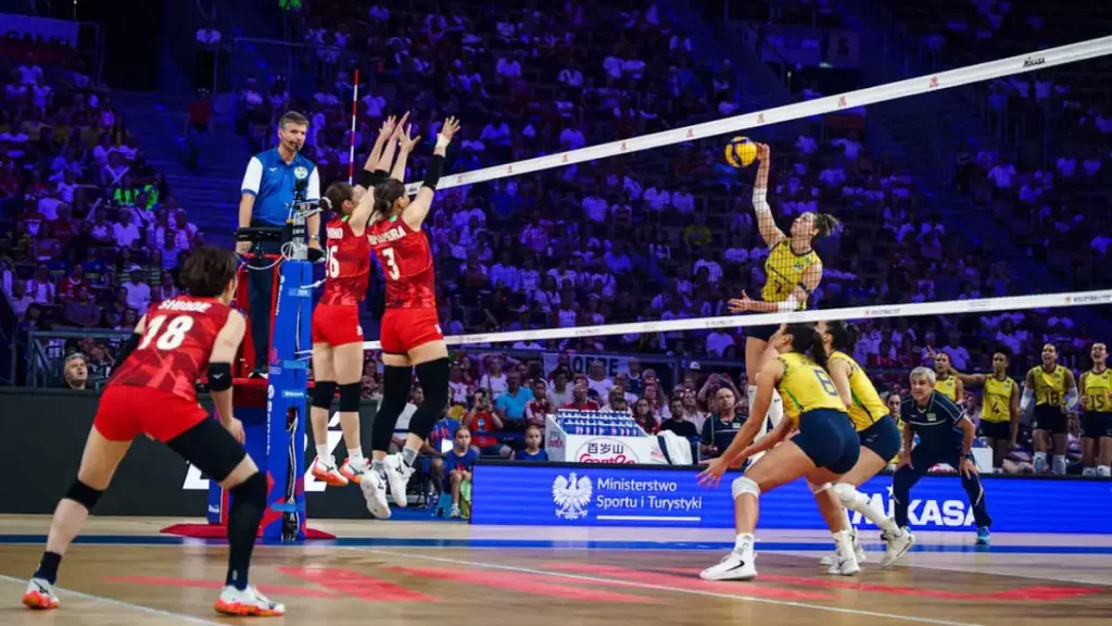 liga das nações volei brasil japão