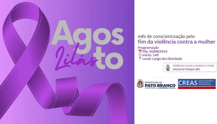 agosto lilás pato branco