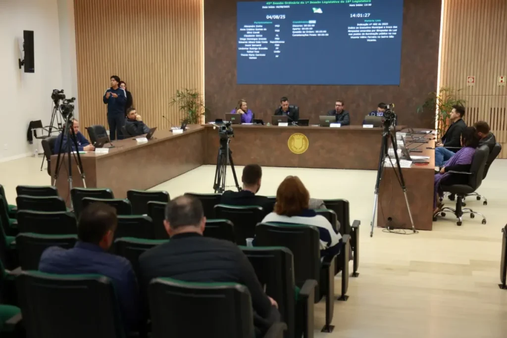 Câmara de Pato Branco retoma sessões após recesso câmara pato branco