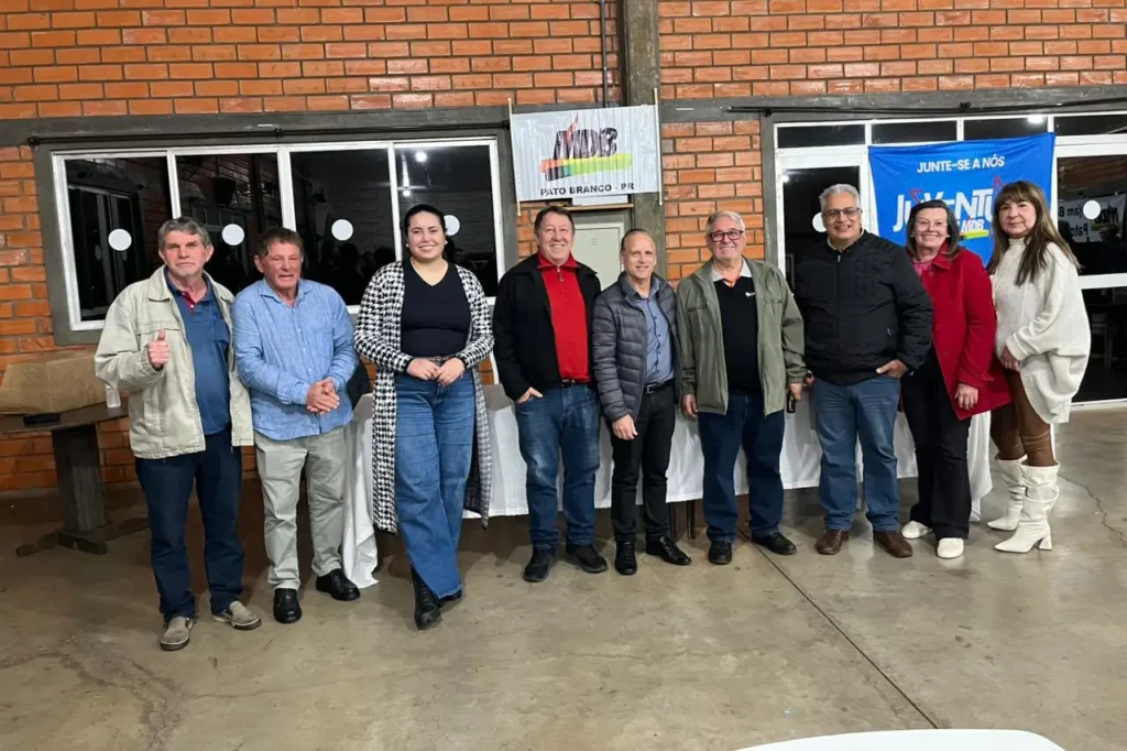 MDB de Pato Branco elege novo diretório municipal eleição diretório municipal do MDB pato Branco