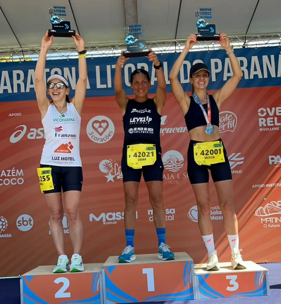 Juceli Veronezi conquista 2º lugar na Maratona do Litoral em Caiobá juceli veronezi maratona caiobá