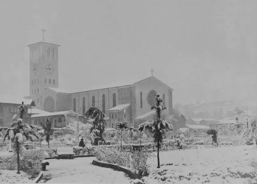 Há 60 anos, Pato Branco vivia a histórica nevasca de 1965 neve