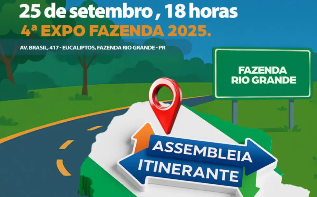Assembleia Itinerante retorna a Fazenda Rio Grande durante a ExpoFazenda assembleia itinerante fazenda rio grande