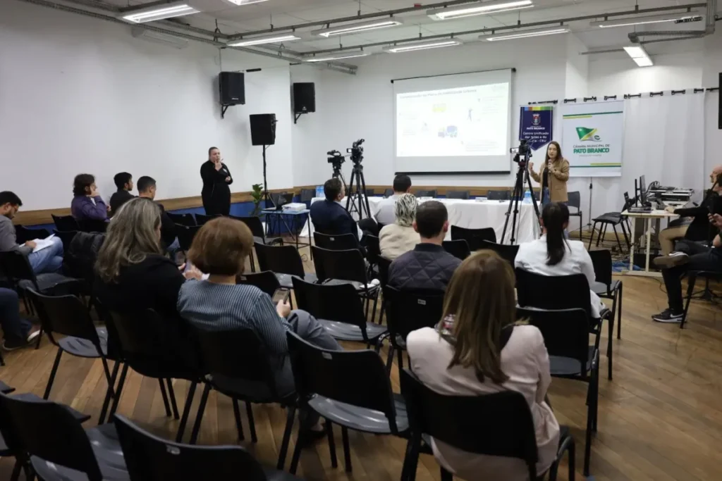 Câmara de Pato Branco inicia audiências sobre Plano de Mobilidade Urbana audiência pública mobilidade