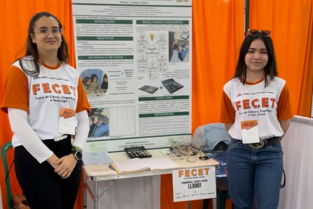 Estudantes de Cascavel criam calculadora adaptada para cegos calculadora para cegos