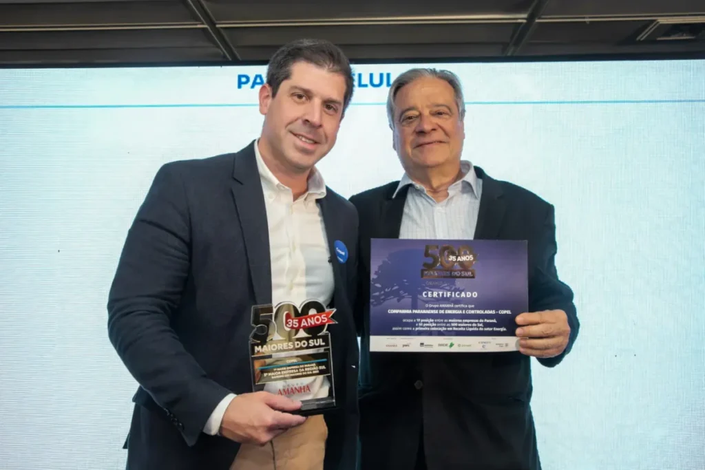 Copel é a maior empresa do Paraná e 5º maior do Sul copel maior do paraná