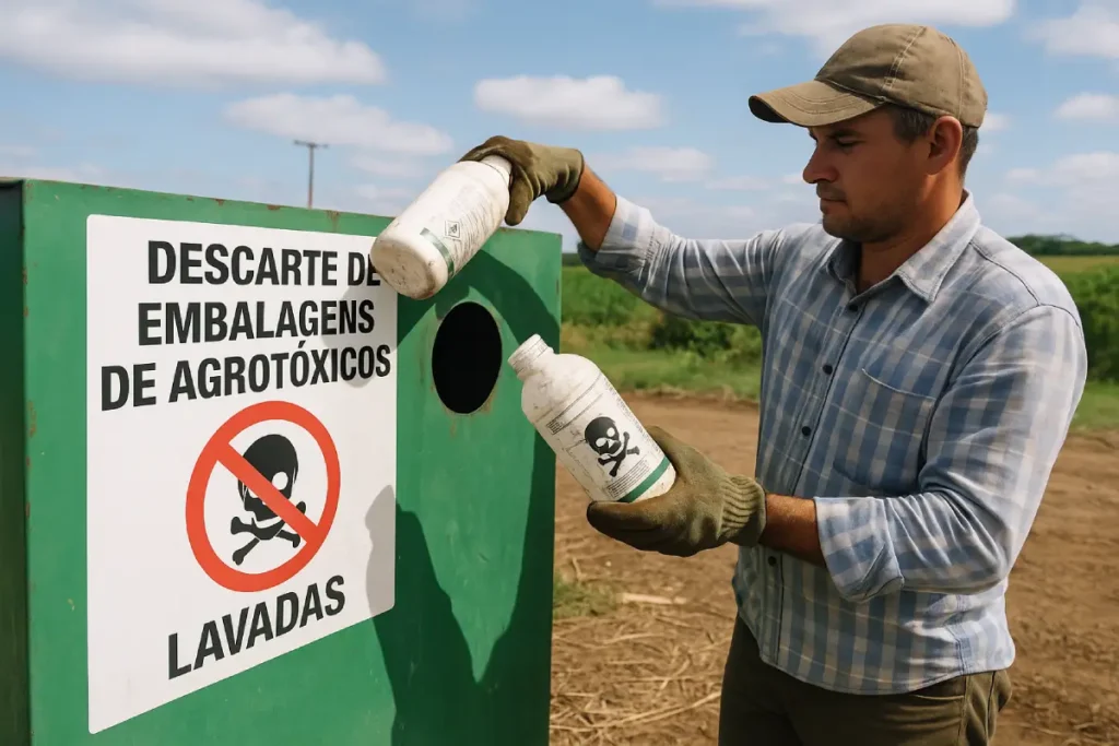 Vitorino inicia recebimento de embalagens de agrotóxicos embalagens de agrotóxicos